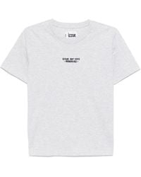 Izzue - Logo-Embroidered T-Shirt - Lyst