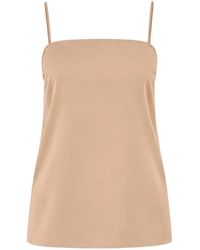 Alberta Ferretti - Blouse À Fines Bretelles - Lyst