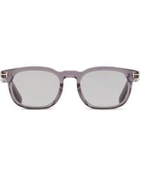 Tom Ford - T-Shaped Hinge Detail Square-Frame Full-Rim Sunglasses - Lyst