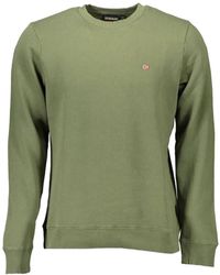 Napapijri - Sweat En Coton À Patch Logo - Lyst