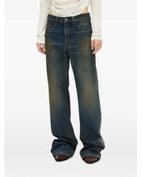 Ann Demeulemeester - Genoveva Jeans Met Stonewashed-Effect - Lyst