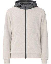 Woolrich - Panelled Zip-Up Hoodie - Lyst