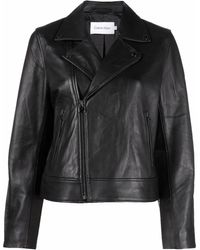 Calvin Klein Leather jackets for Women | Online Sale up to 51% off | Lyst