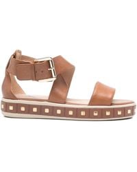 Geox - Leelu Studded Buckle Sandals - Lyst