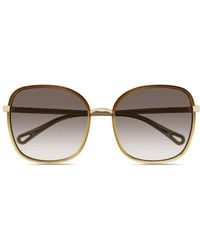 Chloé - Oversize Sunglasses - Lyst