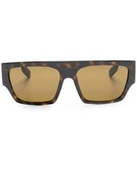 Burberry - Micah Square-frame Sunglasses - Lyst