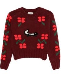 Bode - Skunk-Jacquard Crew-Neck Jumper - Lyst