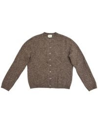 A.P.C. - Marion Taupe Alpaca-Wool Cardigan - Lyst