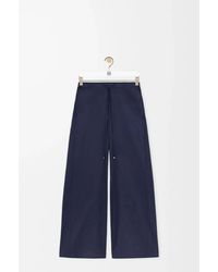 Loewe - Drawstring Wide-Leg Trousers - Lyst
