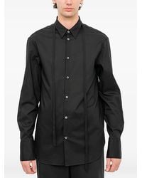 Ann Demeulemeester - Elgar Ribbon-Detail Shirt - Lyst