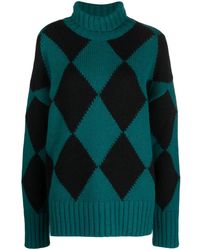 La DoubleJ - Argyle Sweater - Lyst