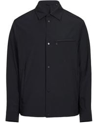 ARMANI EXCHANGE - Zip-Pocket Press-Stud Jacket - Lyst