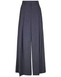 Twp - Pleated Wide-Leg Trousers - Lyst