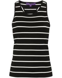 Ralph Lauren Collection - Striped Knitted Top - Lyst