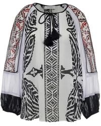 Devotion - Blouse Seawind À Fermeture Nouée - Lyst
