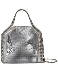 Stella McCartney - Falabella Chainmail Tiny Tote Bag - Lyst