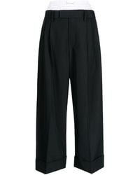Alexander Wang - Layered Tailored Trousers - Lyst