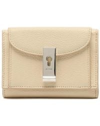 Bally - Cartera Lock Me granulada - Lyst