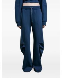 Patrizia Pepe - Cotton‑Fleece Barrel Trousers - Lyst