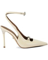 Kurt Geiger - Crystal-Embellished Buckle-Fastening Pumps - Lyst