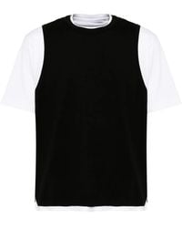 CROQUIS - Panelled T-Shirt - Lyst