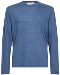 D4.0 - Top A Maniche Lunghe Con Scollo Rotondo - Lyst