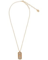 Versace - Collier En Chaîne À Pendentif En Cristal - Lyst