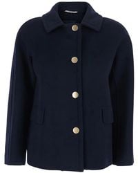 Max Mara - Button-Up Wool Jacket - Lyst