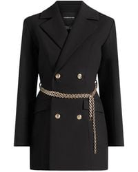 Manière De Voir - Paloma Double Breasted Blazer Dress With Chain - Lyst
