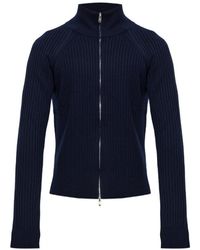 Isabel Marant - Ribbed-Knit Zip-Up Cardigan - Lyst