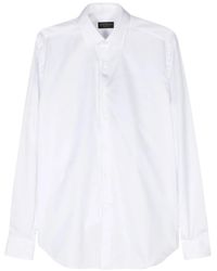 Dell'Oglio - Overhemd Met Gespreide Kraag - Lyst