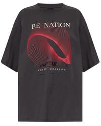 P.E Nation - Snap Graphic-Print T-Shirt - Lyst