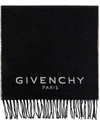 Givenchy - Logo Fringed Scarf - Lyst