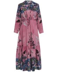 Munthe - Bernadette Floral Midi Dress - Lyst
