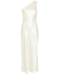 Patrizia Pepe - One-Shoulder Midi Dress - Lyst