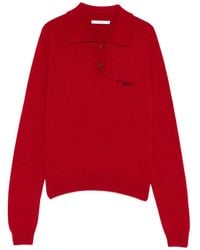 Givenchy - Long-Sleeves Polo Top - Lyst