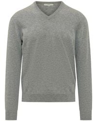 Malo - Pull En Cachemire À Col V - Lyst