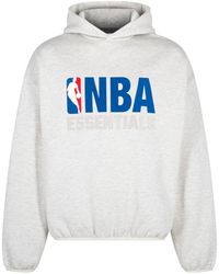 Fear Of God - X Nba Essentials "Light Heather" Hoodie - Lyst