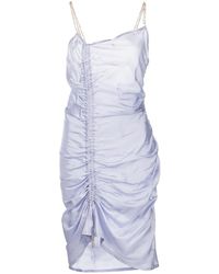 Gcds - Crystal-Strap Ruched Dress - Lyst