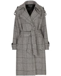 Dolce & Gabbana - Check-Pattern Coat - Lyst