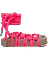 Agl Attilio Giusti Leombruni - Rope-Lace Flat Sandals - Lyst