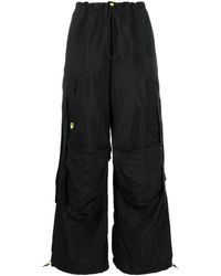 Barrow - Pantalones anchos con correa del logo - Lyst