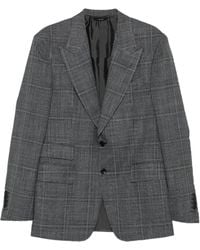 Tom Ford - Blazer a cuadros - Lyst