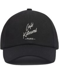 Café Kitsuné - Logo-Embroidered Baseball Cap - Lyst