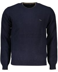 Harmont & Blaine - Logo-Embroidered Crew-Neck Sweater - Lyst