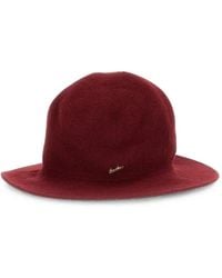 Borsalino - Angelina Cloche Logo-Plaque Hat - Lyst