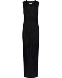 Loulou de Saison - Vestido largo Icaria semitranslúcido - Lyst