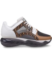 Fendi Klobige Sneakers - Braun
