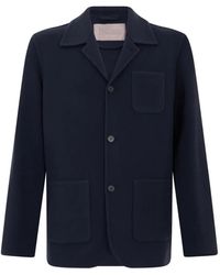 Herno - Button-Up Patch-Pocket Blazer - Lyst