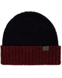 Barbour - Scottish Angus Ribbed-Knit Beanie Hat - Lyst
